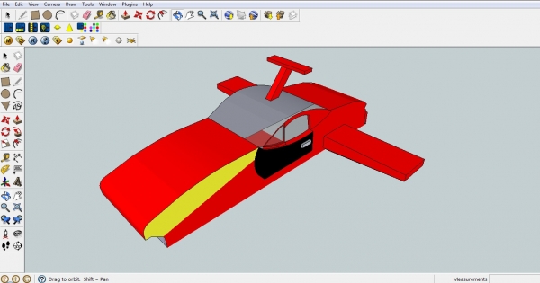 Creation of Flying car: Step 3